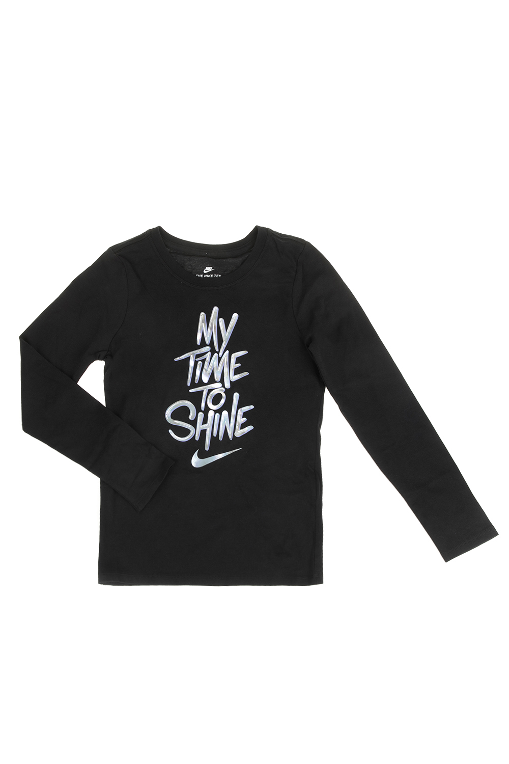 NIKE Παιδική μακρυμάνικη μπλούζα για κορίτσια Nike Sportswear μαύρη