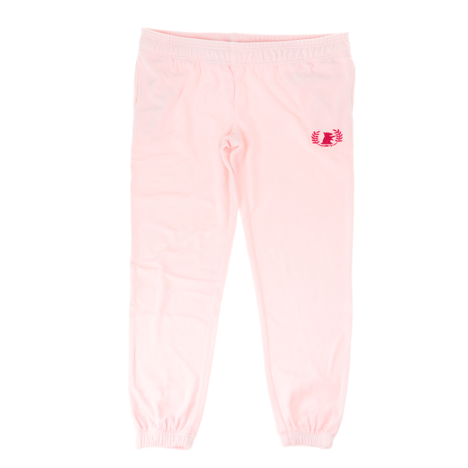 Παιδικά/Girls/Ρούχα/Παντελόνια JUICY COUTURE KIDS - Παιδικό παντελόνι φόρμας JUICY COUTURE KIDS SOLID VELOUR TRACK ροζ