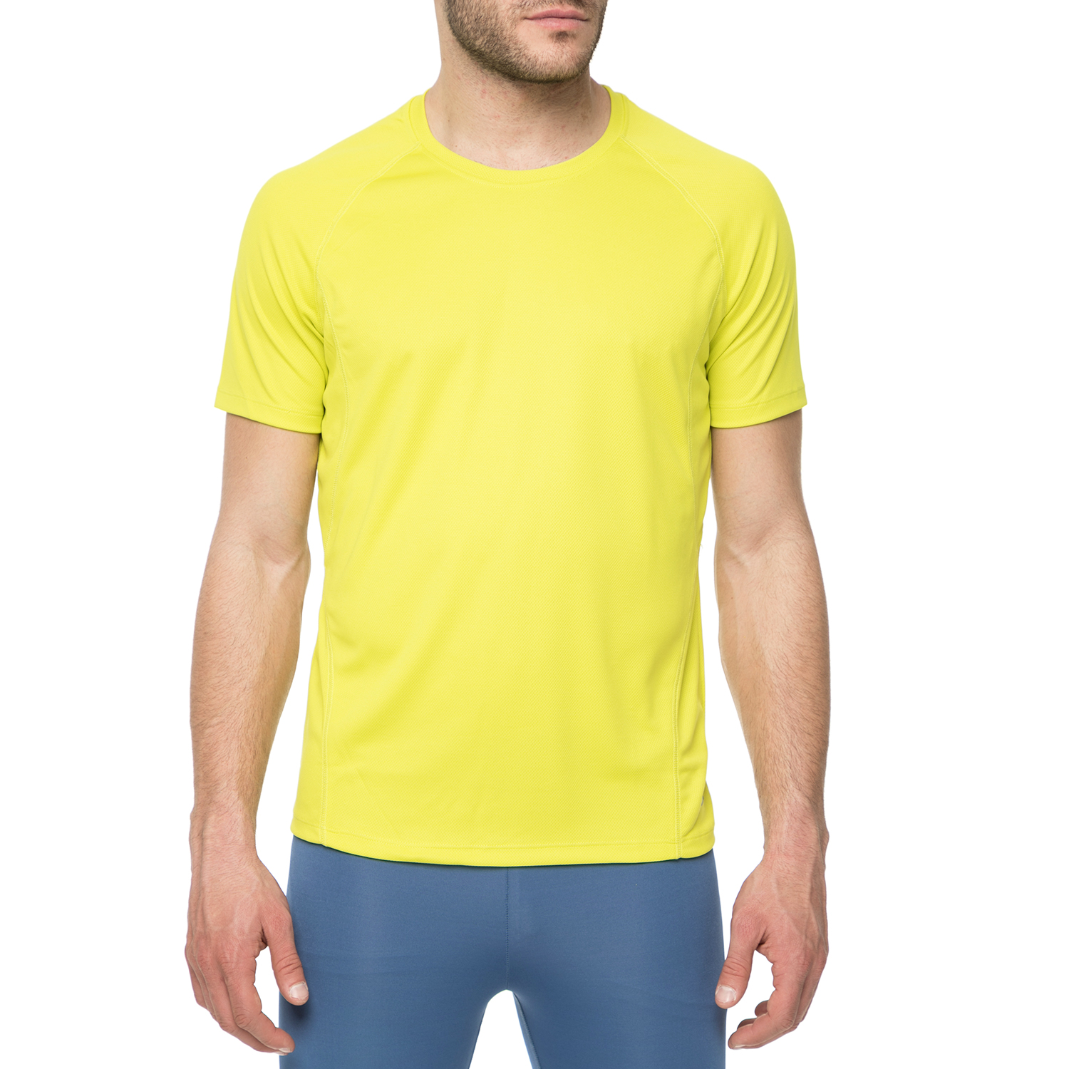 BODYTALK Ανδρικό αθλητικό t-shirt Bodytalk TECH κίτρινο