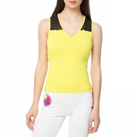 BODYTALK-Γυναικεία αμάνικη μπλούζα WAGW κίτρινη