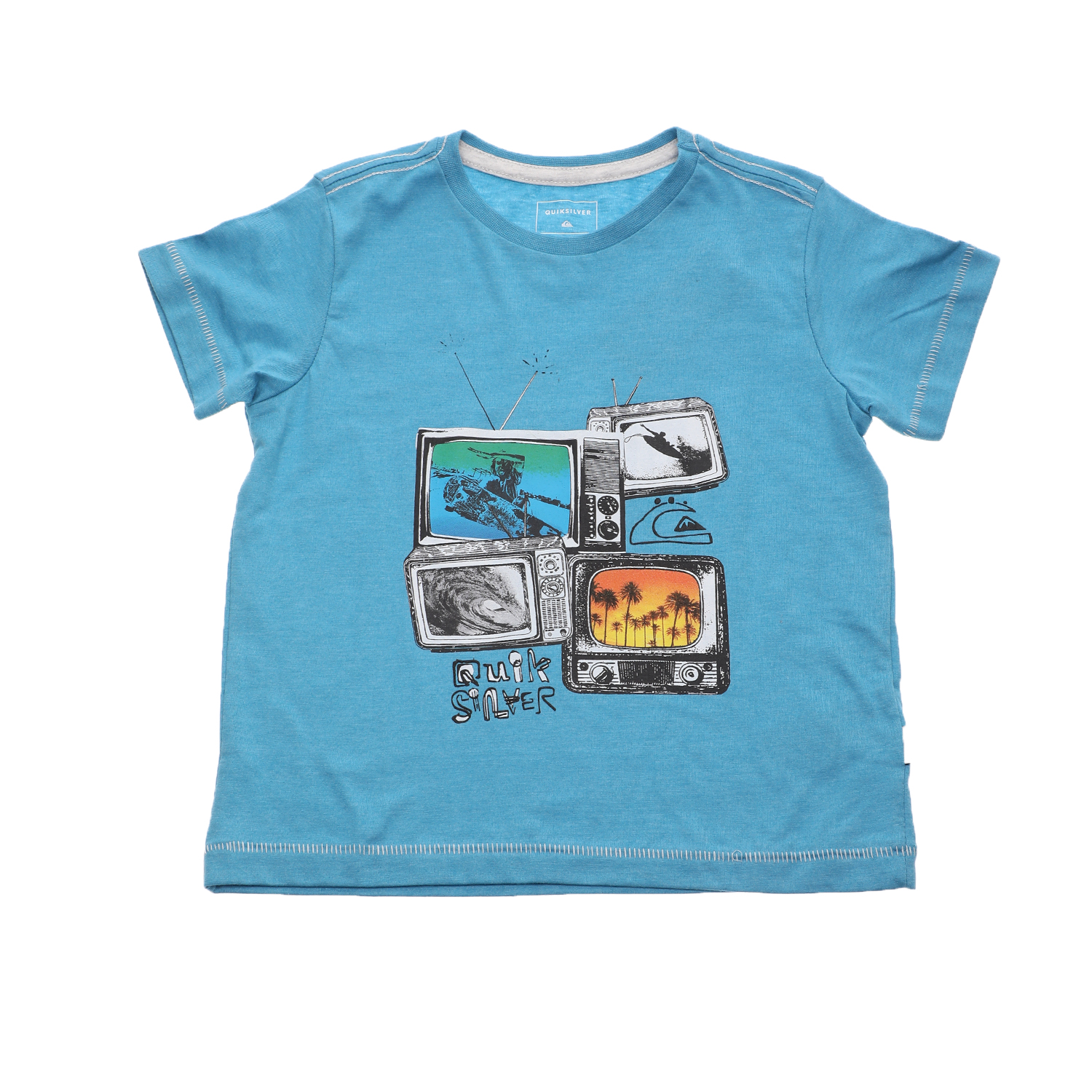 QUIKSILVER Παιδικό t-shirt QUIKSILVER SUPER TV BOY K TEES μπλε
