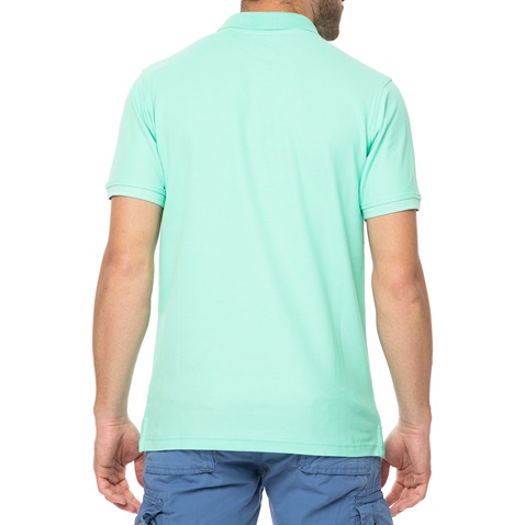 BATTERY-Ανδρικό πόλο t-shirt BATTERY ανοιχτό πράσινο
