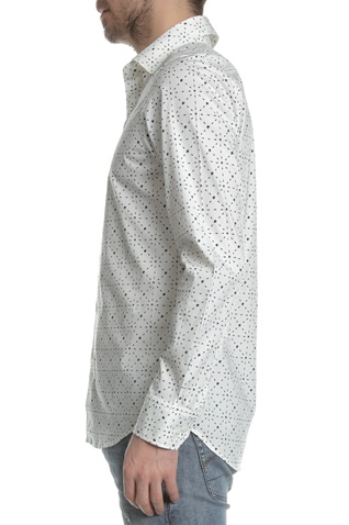 G-STAR-Ανδρικό μακρυμάνικο πουκάμισο G-STAR RAW CORE SHIRT λευκό