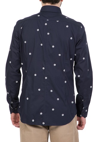 G-STAR RAW-Ανδρικό μακρυμάνικο πουκάμισο G-STAR RAW CORE μπλε
