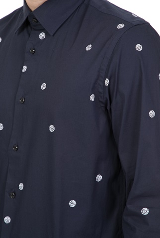 G-STAR RAW-Ανδρικό μακρυμάνικο πουκάμισο G-STAR RAW CORE μπλε