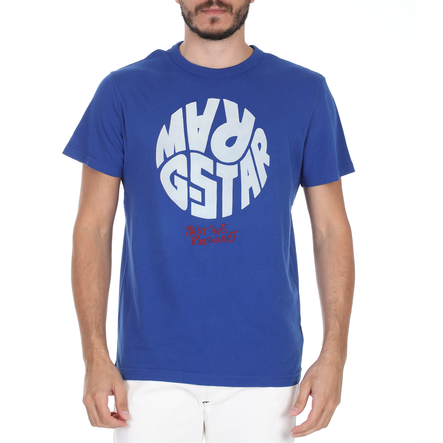 Ανδρικά/Ρούχα/Μπλούζες/Κοντομάνικες G-STAR RAW - Ανδρικό t-shirt G-STAR RAW GRAPHIC 6 R T SS μπλε