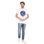 G-STAR RAW-Ανδρικό t-shirt G-STAR RAW GRAPHIC 6 R T S\S λευκό μπλε