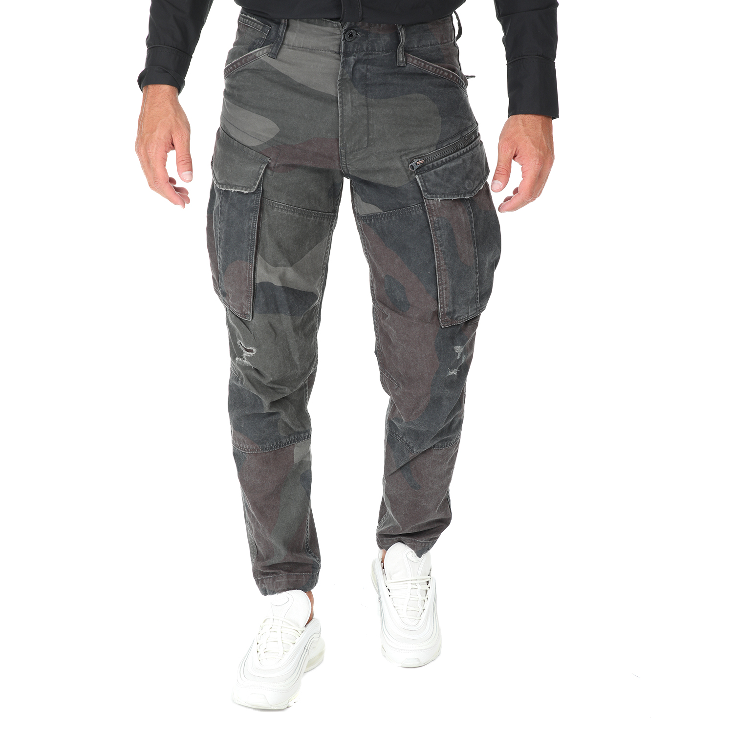 G-STAR RAW Ανδρικό cargo παντελόνι G-STAR RAW ROVIC ZIP 3D STRAIGHT TAPERED χακί