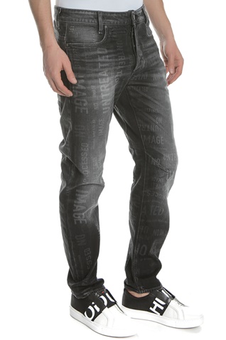 G-STAR RAW-Ανδρικό τζιν παντελόνι  D-STAQ 3D STRAIGHT TAPERED μαύρο