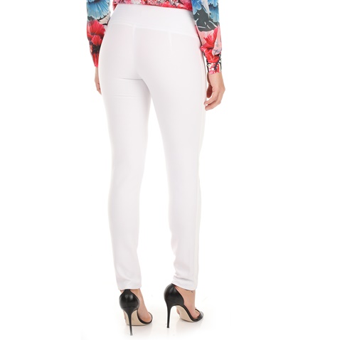 GUESS-Γυναικείο παντελόνι GUESS MIRELLA λευκό