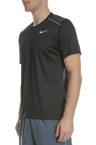 NIKE-Ανδρική κοντομάνικη μπλούζα Nike Dri-FIT Miler μαύρη