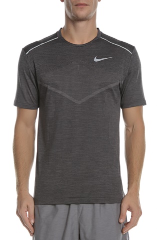 NIKE-Ανδρική κοντομάνικη μπλούζα Nike TechKnit Ultra μαύρη-γκρι