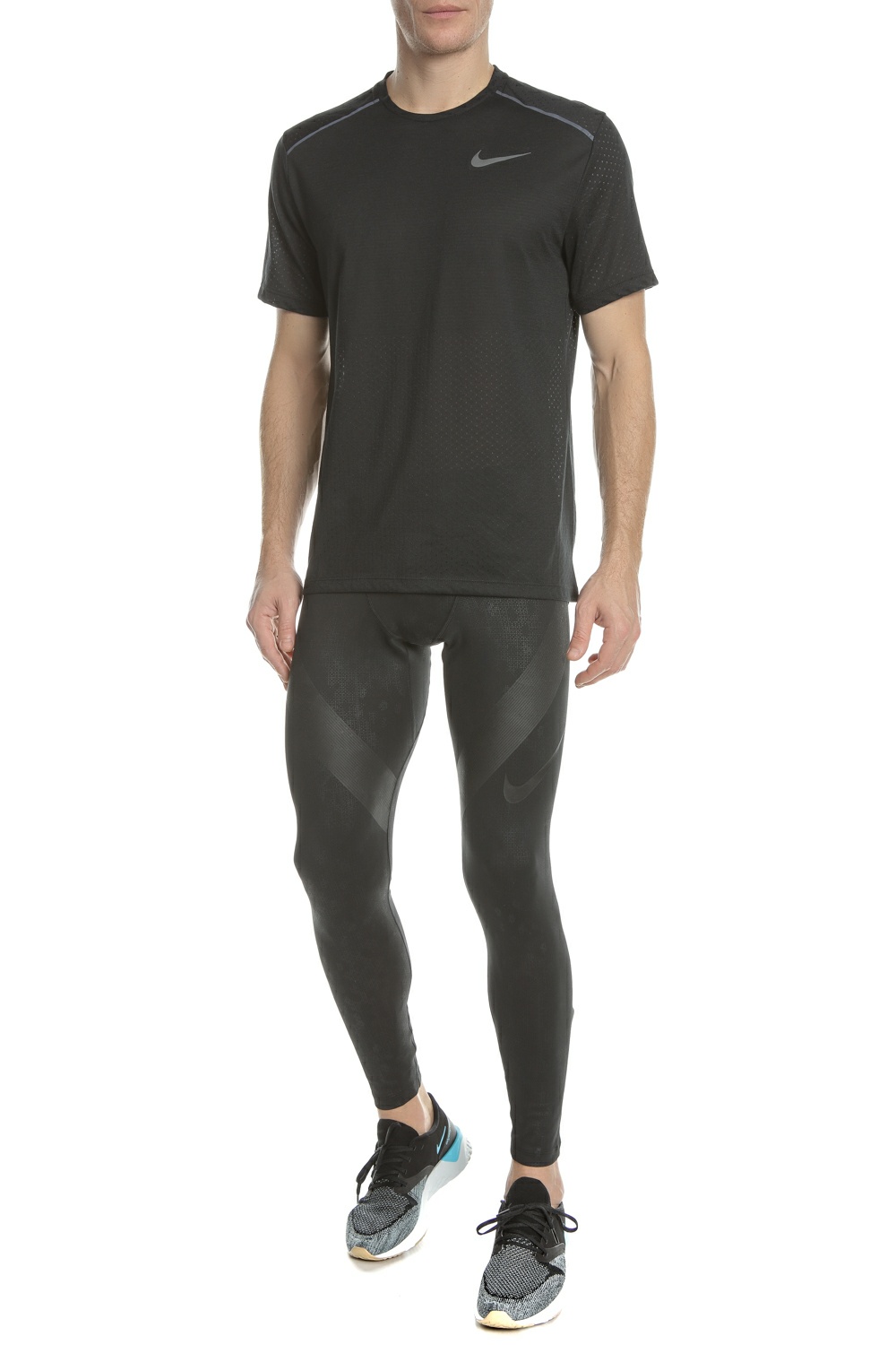 Ανδρικά/Ρούχα/Αθλητικά/Κολάν NIKE - Aνδρικό κολάν για τρέξιμο Nike Tech Power μαύρο