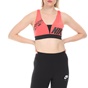 NIKE-Γυναικείο αθλητικό μπουστάκι NIKE SPRT DSTRT INDY PLUNGE ροζ