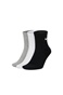NIKE-Unisex κάλτσες σετ των 3 NIKE μαύρες γκρι λευκές