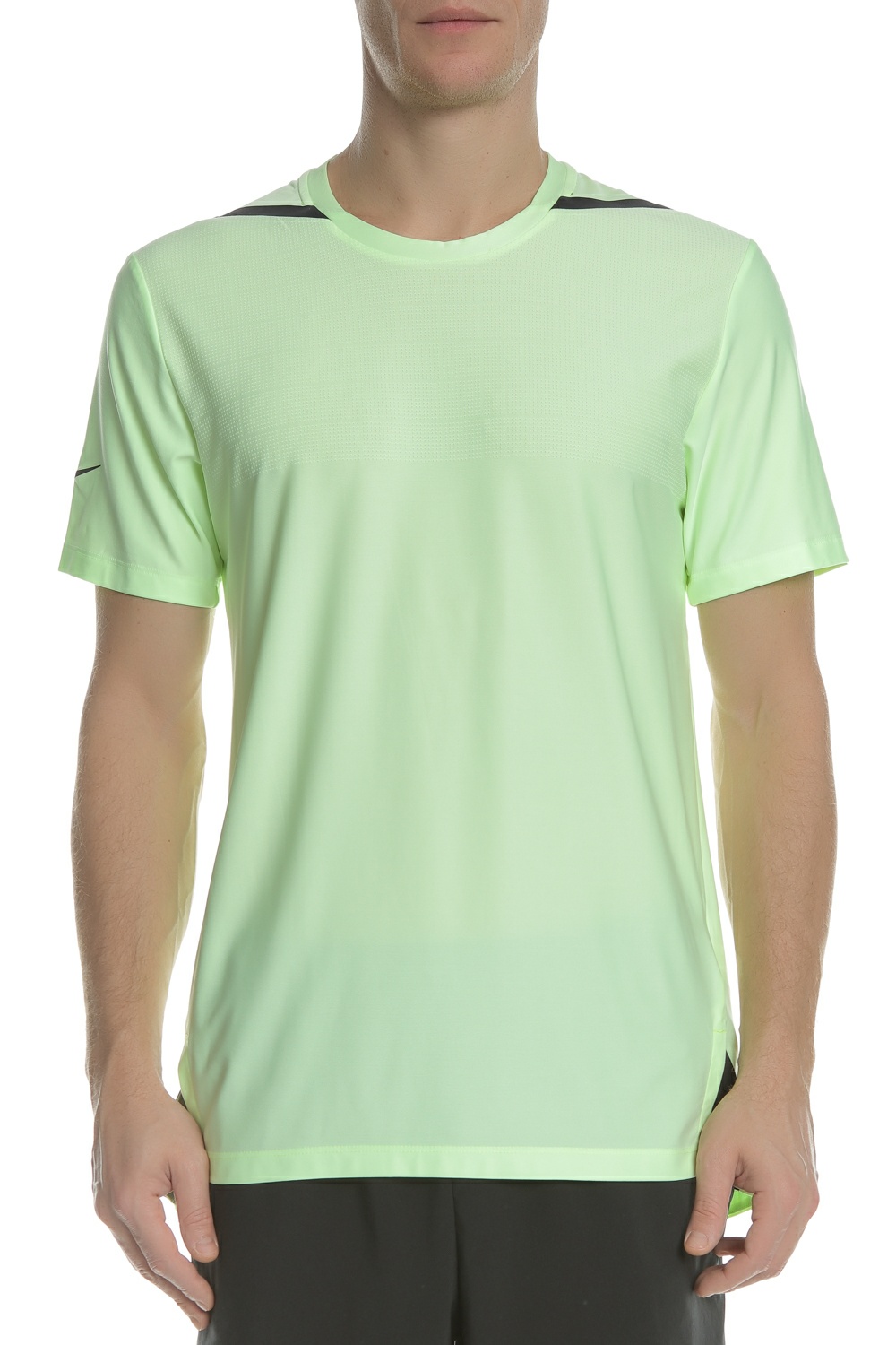 NIKE - Ανδρική κοντομάνικη μπλούζα Nike Dri-FIT Breathe κίτρινη-λαχανί Ανδρικά/Ρούχα/Αθλητικά/T-shirt