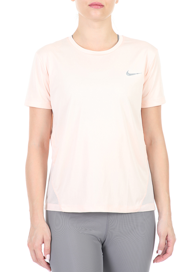 Γυναικεία/Ρούχα/Αθλητικά/T-shirt-Τοπ NIKE - Γυναικεία μπλούζα NIKE MILER TOP ροζ