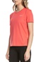 NIKE-Γυναικεία κοντομάνικη μπλούζα Nike Dry Miler πορτοκαλί