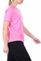 NIKE-Γυναικεία μπλούζα NIKE MILER TOP SS ροζ