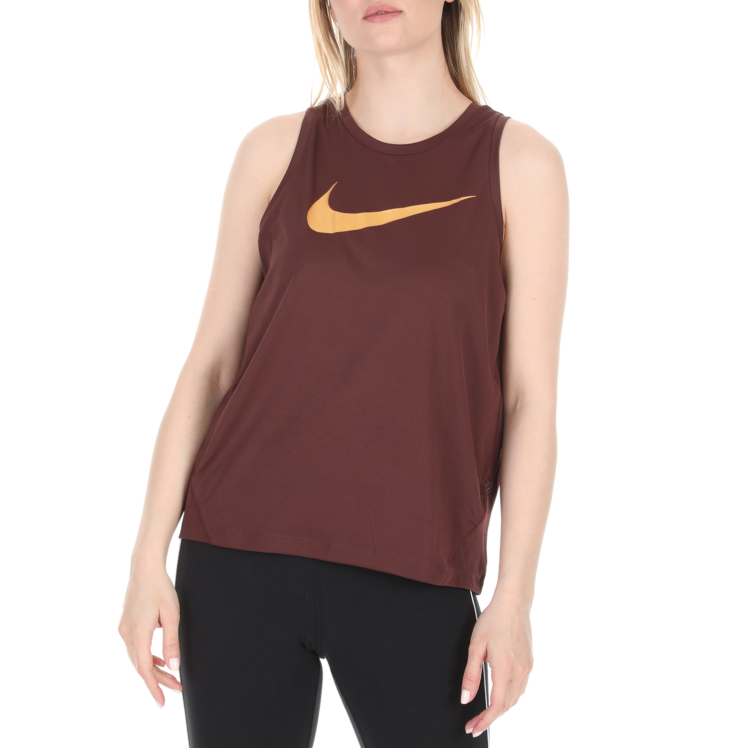 NIKE - Γυναικείο φανελάκι Nike Miler Women's Running Tan καφέ Γυναικεία/Ρούχα/Αθλητικά/T-shirt-Τοπ