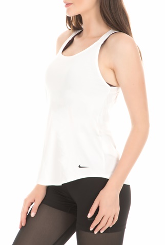 NIKE-Γυναικείο αμάνικο τοπ Nike Dri-FIT λευκό