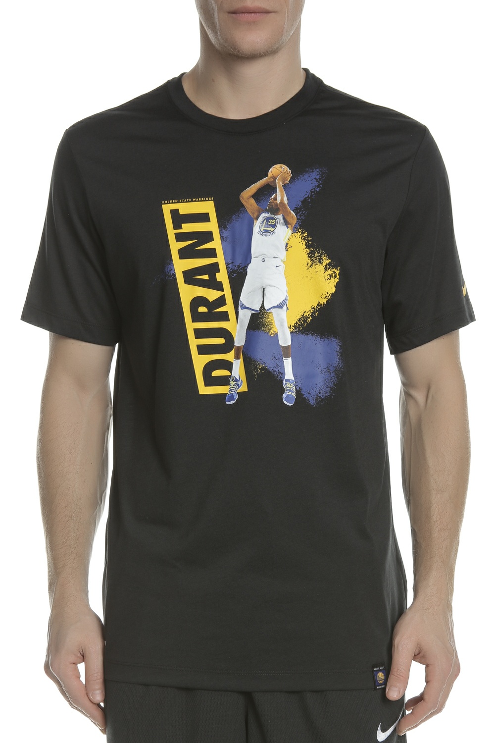 NIKE - Ανδρική κοντομάνικη μπλούζα Nike NBA Golden State Warriors Dri-FIT μαύρη Ανδρικά/Ρούχα/Αθλητικά/T-shirt