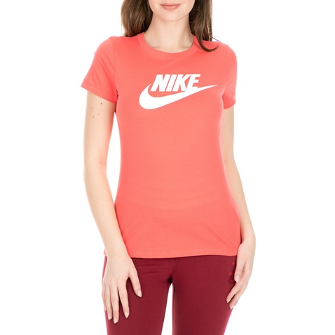 NIKE-Γυναικείο t-shirt NIKE SPORTSWEAR κοραλί