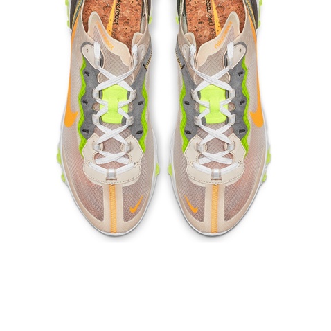 NIKE-Ανδρικά παπούτσια running Nike React Element 87 Men's Sh καφέ πορτοκαλί