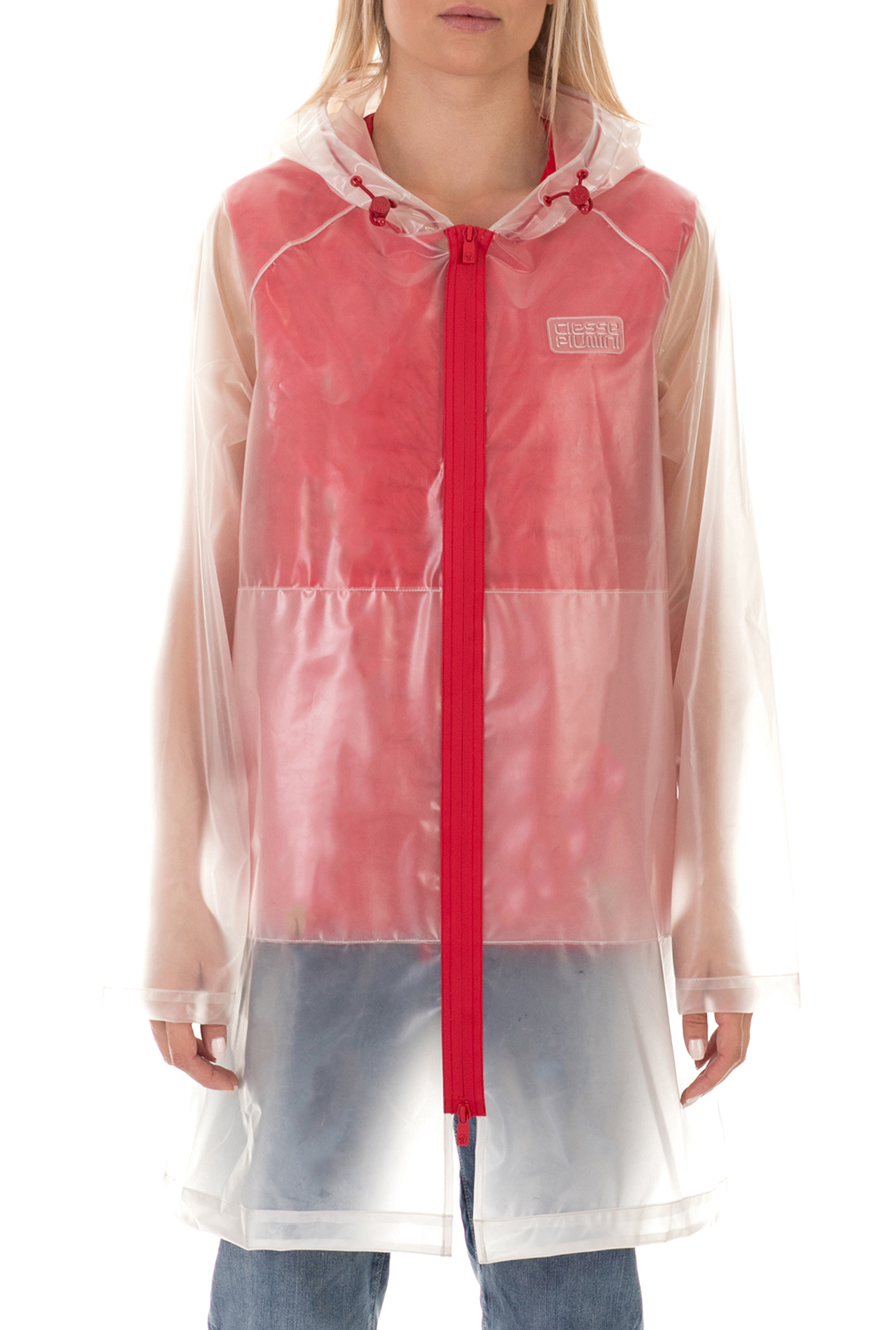 Γυναικεία/Ρούχα/Πανωφόρια/Τζάκετς CIESSE PIUMINI - Γυναικείο αδιάβροχο jacket CIESSE PIUMINI SHARON διάφανο κόκκινο