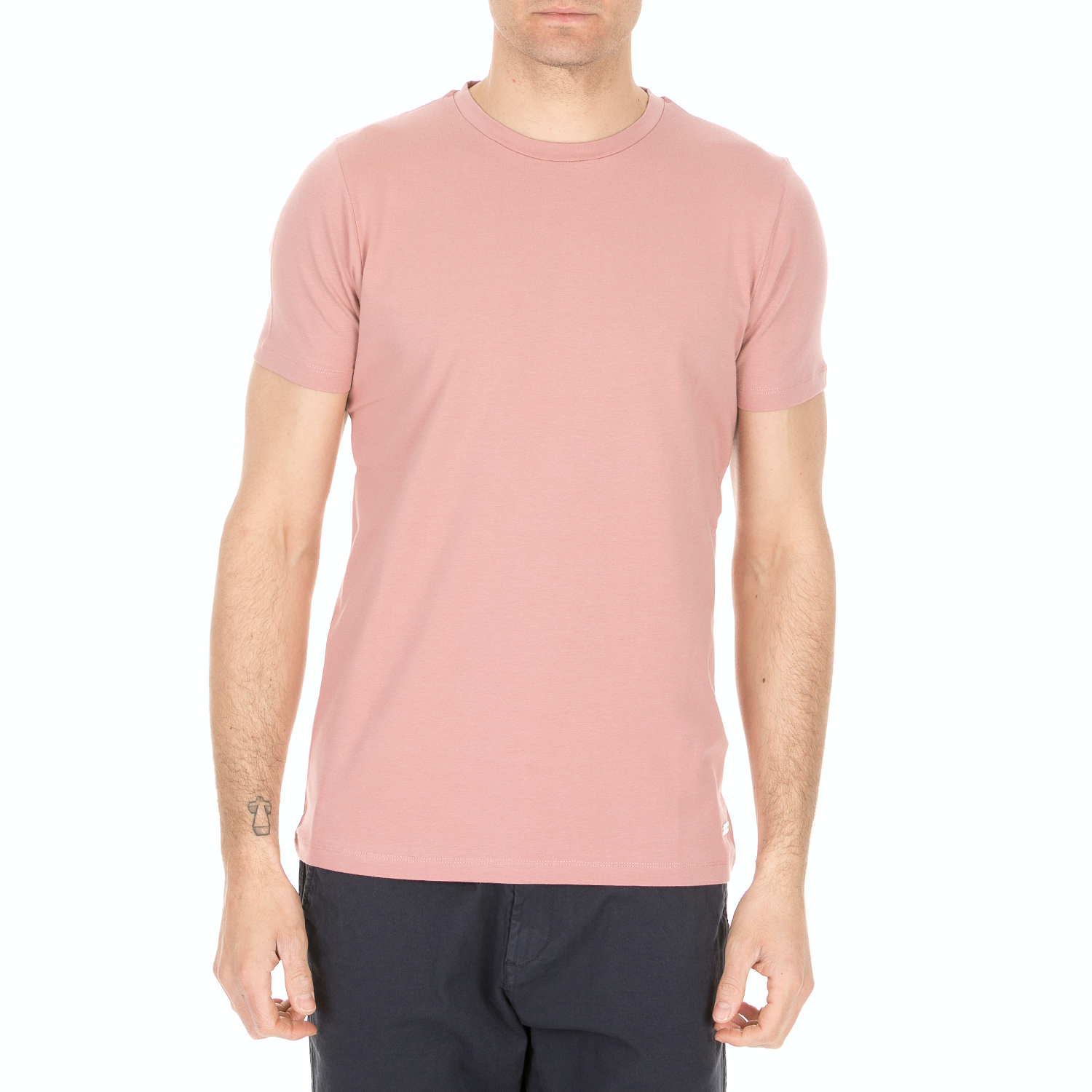 Ανδρικά/Ρούχα/Μπλούζες/Κοντομάνικες SSEINSE - Ανδρική κοντομάνικη μπλούζα SSEINSE ροζ