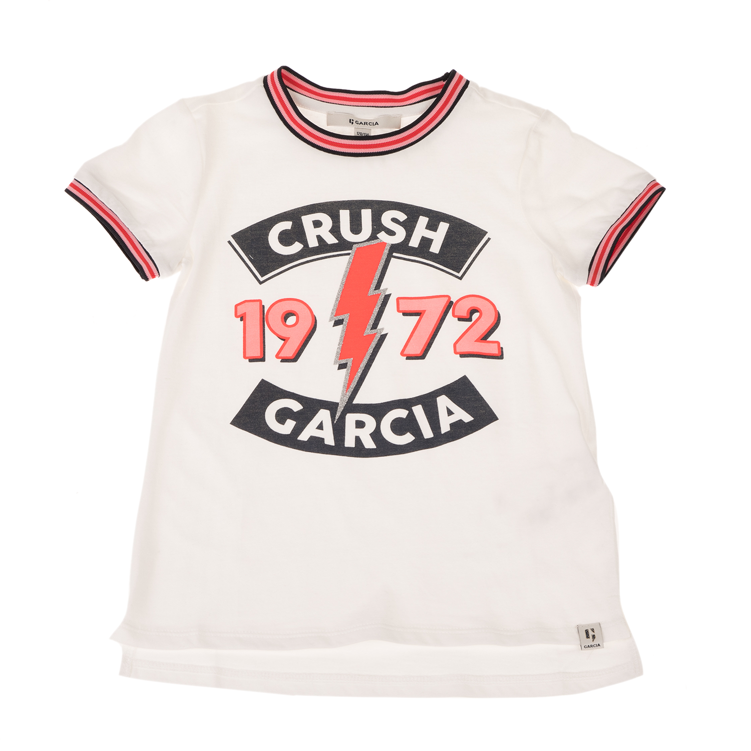 GARCIA JEANS - Παιδικό t-shirt για κορίτσια GARCIA JEANS λευκό Παιδικά/Girls/Ρούχα/Μπλούζες Κοντομάνικες-Αμάνικες