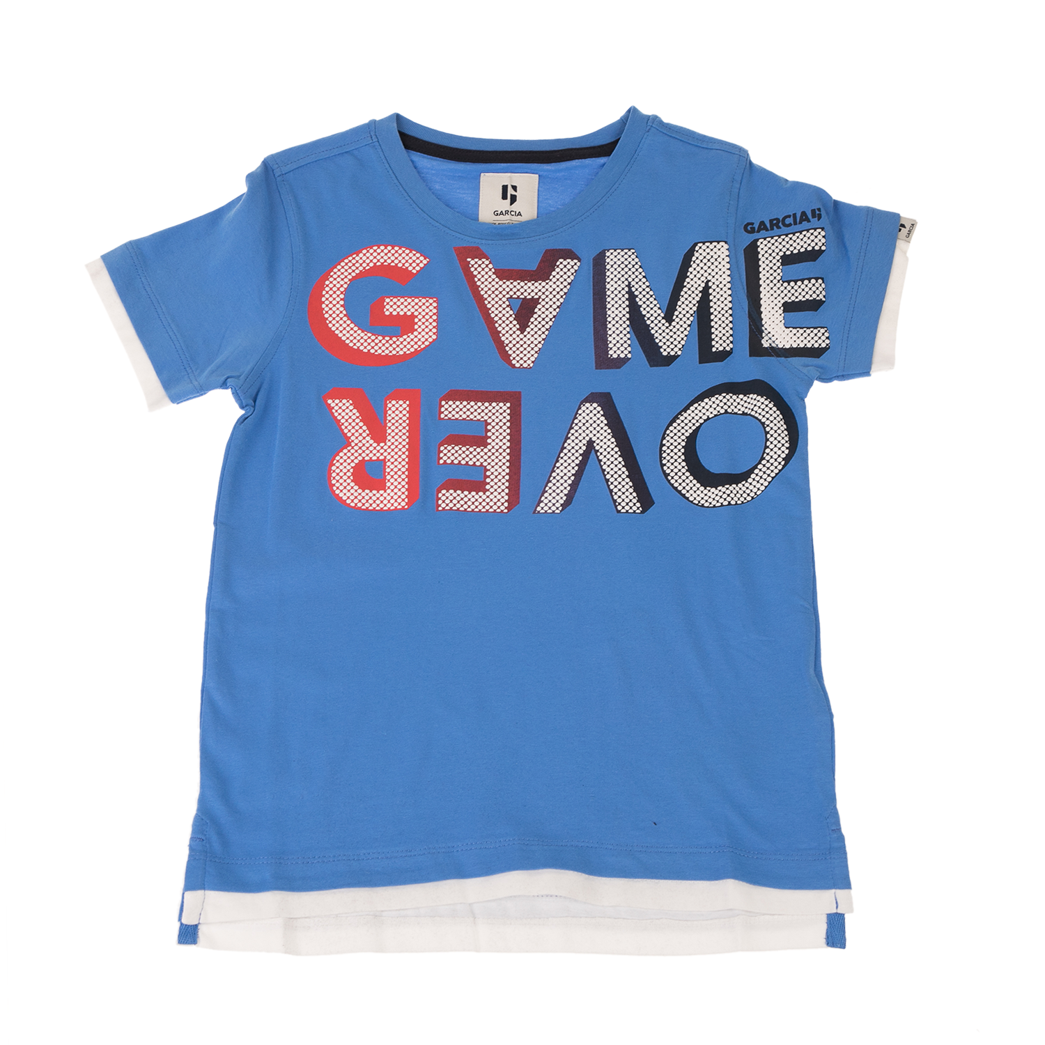 Παιδικά/Boys/Ρούχα/Μπλούζες Κοντομάνικες-Αμάνικες GARCIA JEANS - Παιδικό t-shirt για αγόρια GARCIA JEANS μπλε