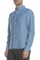 GARCIA JEANS-Ανδρικό μακρυμάνικο πουκάμισο Garcia Jeans μπλε