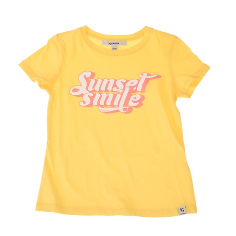 GARCIA JEANS-Παιδικό t-shirt για κορίτσια GARCIA JEANS κίτρινο