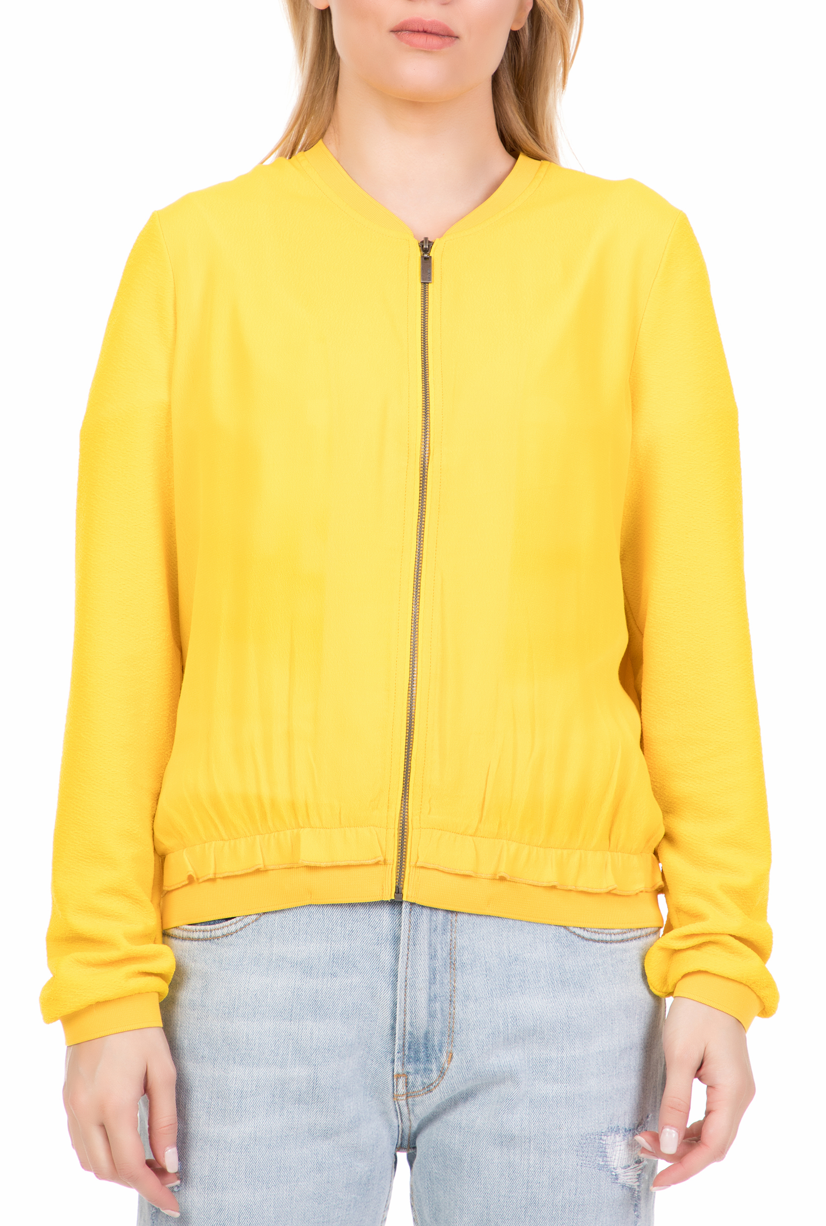 Γυναικεία/Ρούχα/Πανωφόρια/Τζάκετς GARCIA JEANS - Γυναικείο jacket GARCIA JEANS κίτρινο