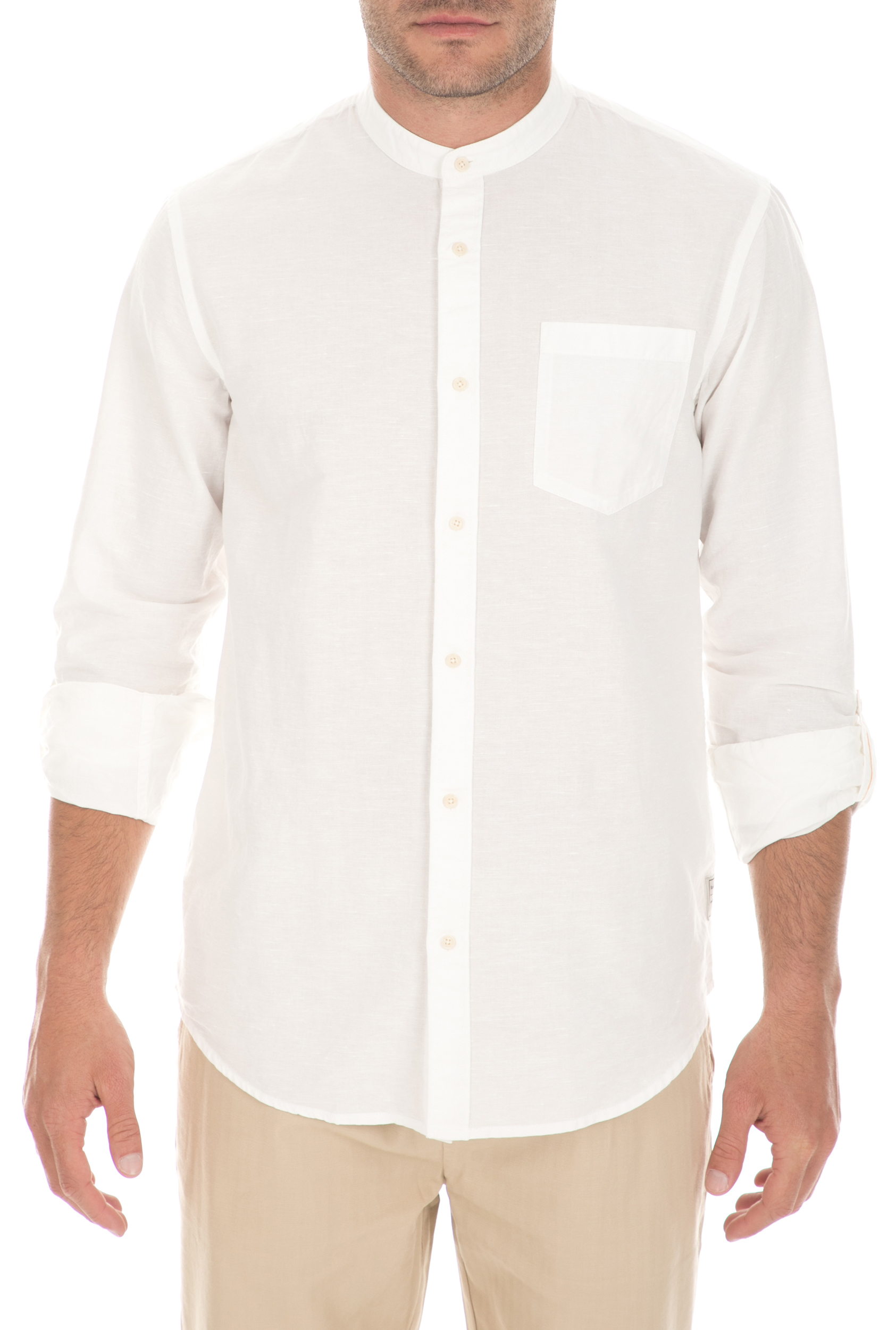 SCOTCH & SODA - Ανδρικό μακρυμάνικο πουκάμισο SCOTCH & SODA λευκό Ανδρικά/Ρούχα/Πουκάμισα/Μακρυμάνικα