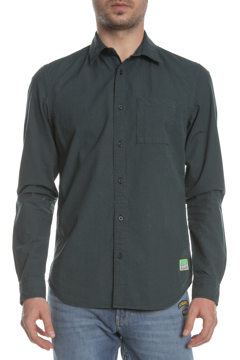 SCOTCH & SODA - Ανδρικό μακρυμάνικο πουκάμισο SCOTCH & SODA πράσινο Ανδρικά/Ρούχα/Πουκάμισα/Μακρυμάνικα