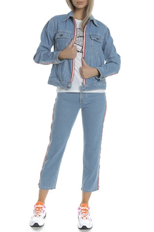 KARL LAGERFELD-Γυναικείο τζιν jacket KARL LAGERFELD μπλε