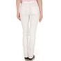 KARL LAGERFELD-Γυναικείο jean παντελόνι KARL LAGERFELD λευκό