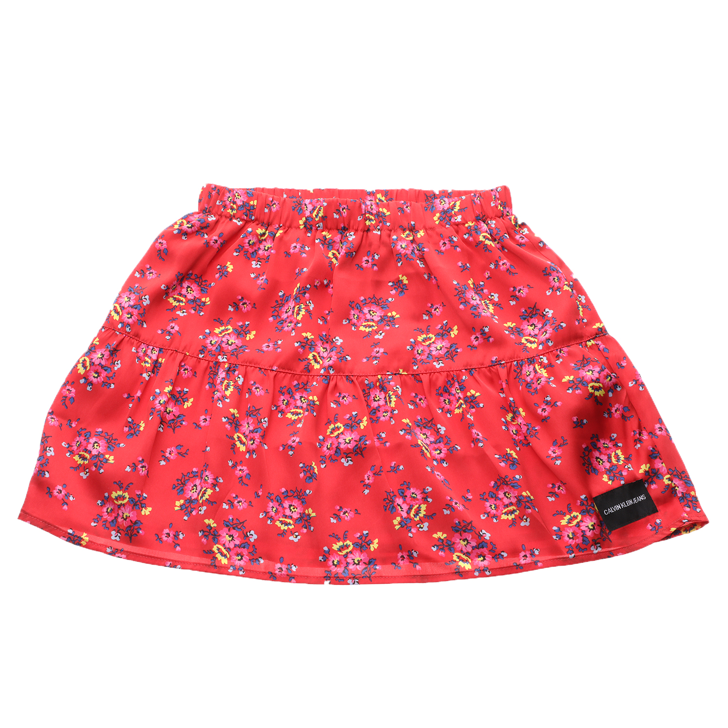 Παιδικά/Girls/Ρούχα/Φούστες CALVIN KLEIN JEANS KIDS - Παιδική mini φούστα CALVIN KLEIN JEANS KIDS κόκκινη