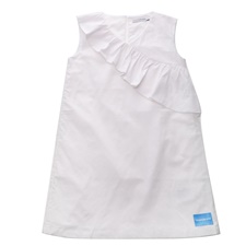 CALVIN KLEIN JEANS KIDS-Παιδικό mini φόρεμα CALVIN KLEIN JEANS KIDS λευκό
