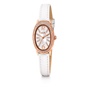 FOLLI FOLLIE-Γυναικείο ρολόι με δερμάτινο λουράκι FOLLI FOLLIE IVY λευκό