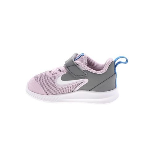 NIKE-Βρεφικά αθλητικά παπούτσια NIKE DOWNSHIFTER 9 (TDV) γκρι ροζ