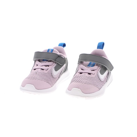 NIKE-Βρεφικά αθλητικά παπούτσια NIKE DOWNSHIFTER 9 (TDV) γκρι ροζ
