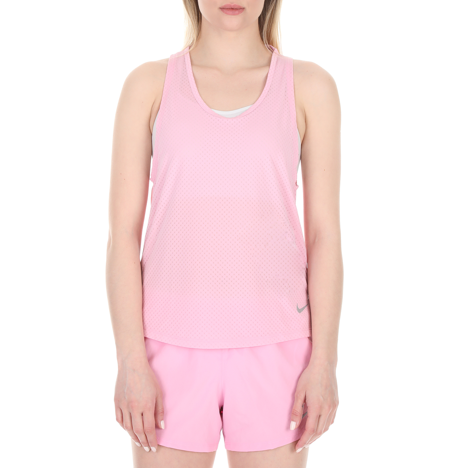 Γυναικεία/Ρούχα/Αθλητικά/T-shirt-Τοπ NIKE - Γυναικείο τοπ NIKE MILER TANK BREATHE ροζ