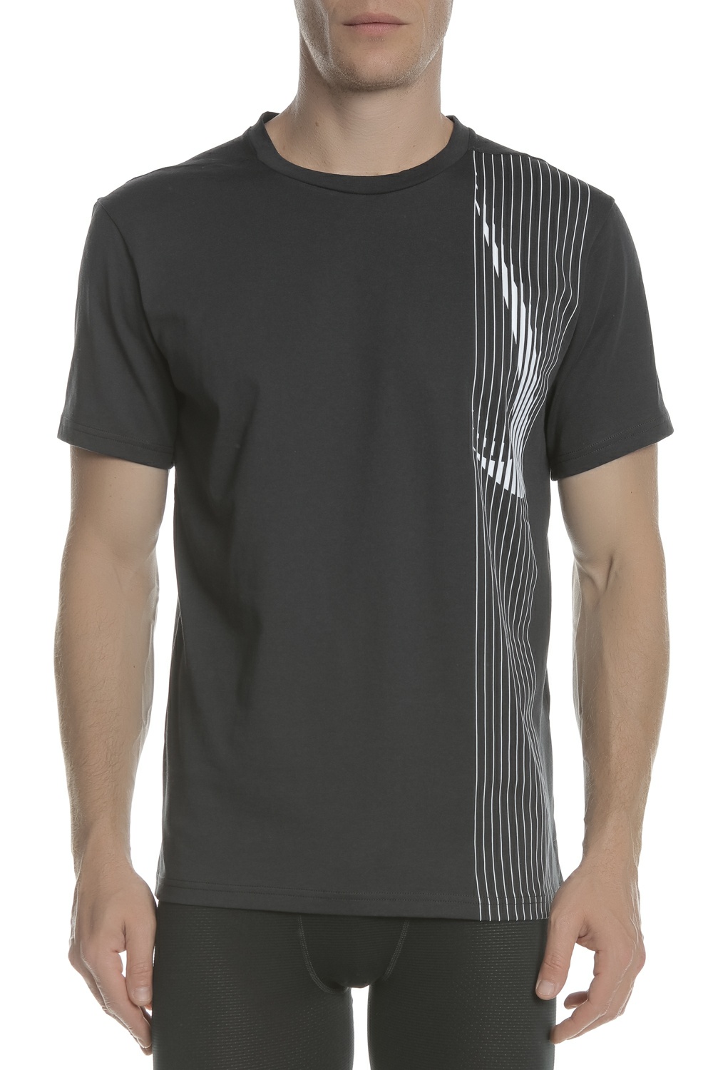 Ανδρικά/Ρούχα/Αθλητικά/T-shirt NIKE - Ανδρική κοντομάνικη μπλούζα Nike Dri-FIT μαύρη