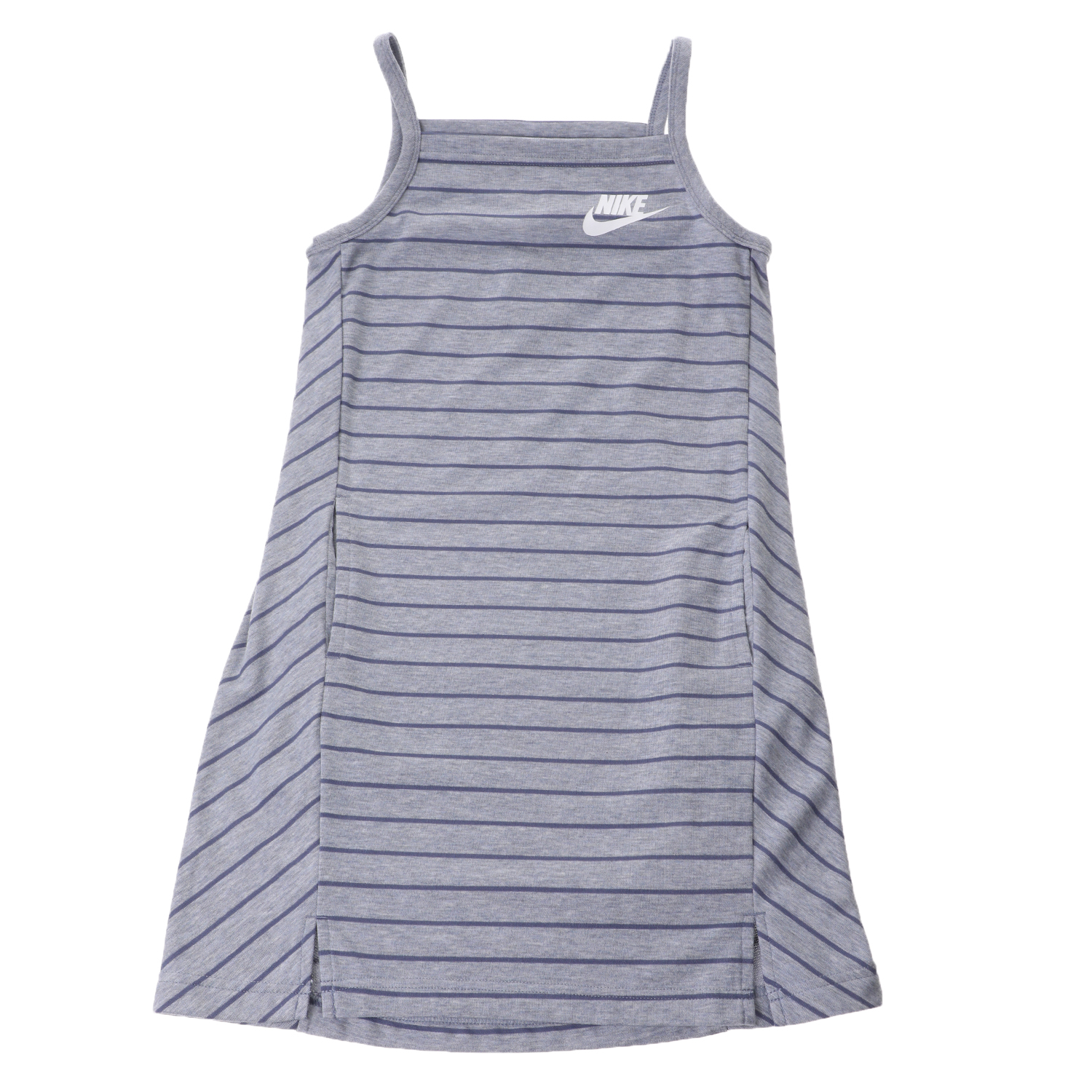 Παιδικά/Girls/Ρούχα/Φορέματα Κοντομάνικα-Αμάνικα NIKE - Παιδικό φόρεμα Nike Sportswear Fleece γκρι μπλε