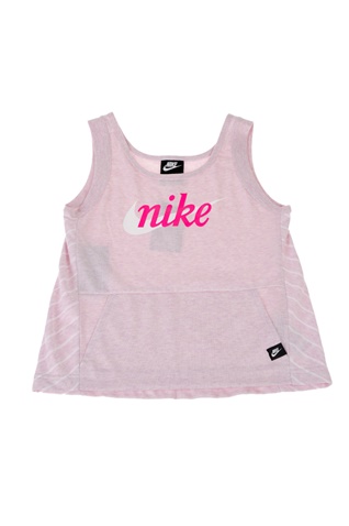 NIKE-Παιδικό φανελάκι Nike Sportswear Fleece ροζ