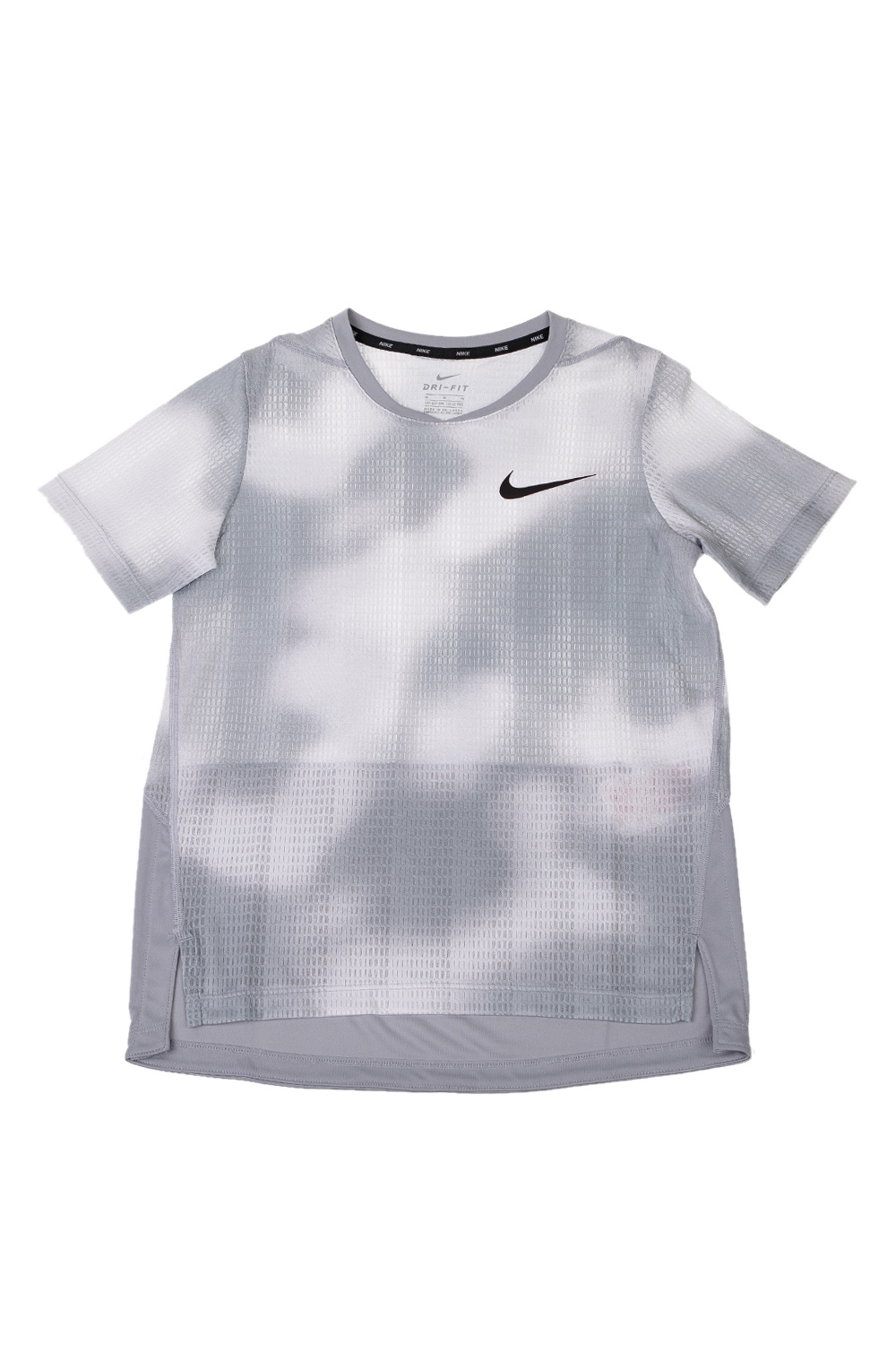Παιδικά/Boys/Ρούχα/Αθλητικά NIKE - Παιδική μπλούζα NIKE λευκή γκρι