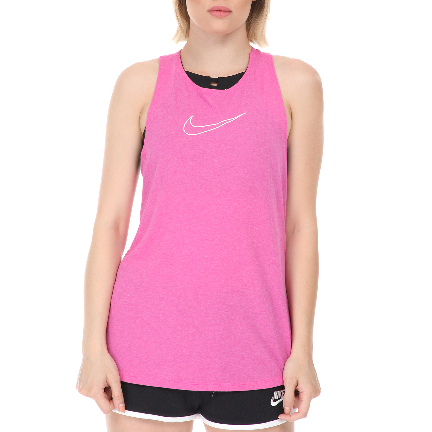 NIKE - Γυναικείο τοπ Nike Training Tank ροζ Γυναικεία/Ρούχα/Αθλητικά/T-shirt-Τοπ